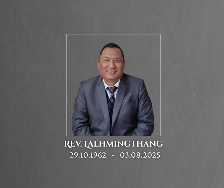 Rev. Lalhmingthang ei lo the tah